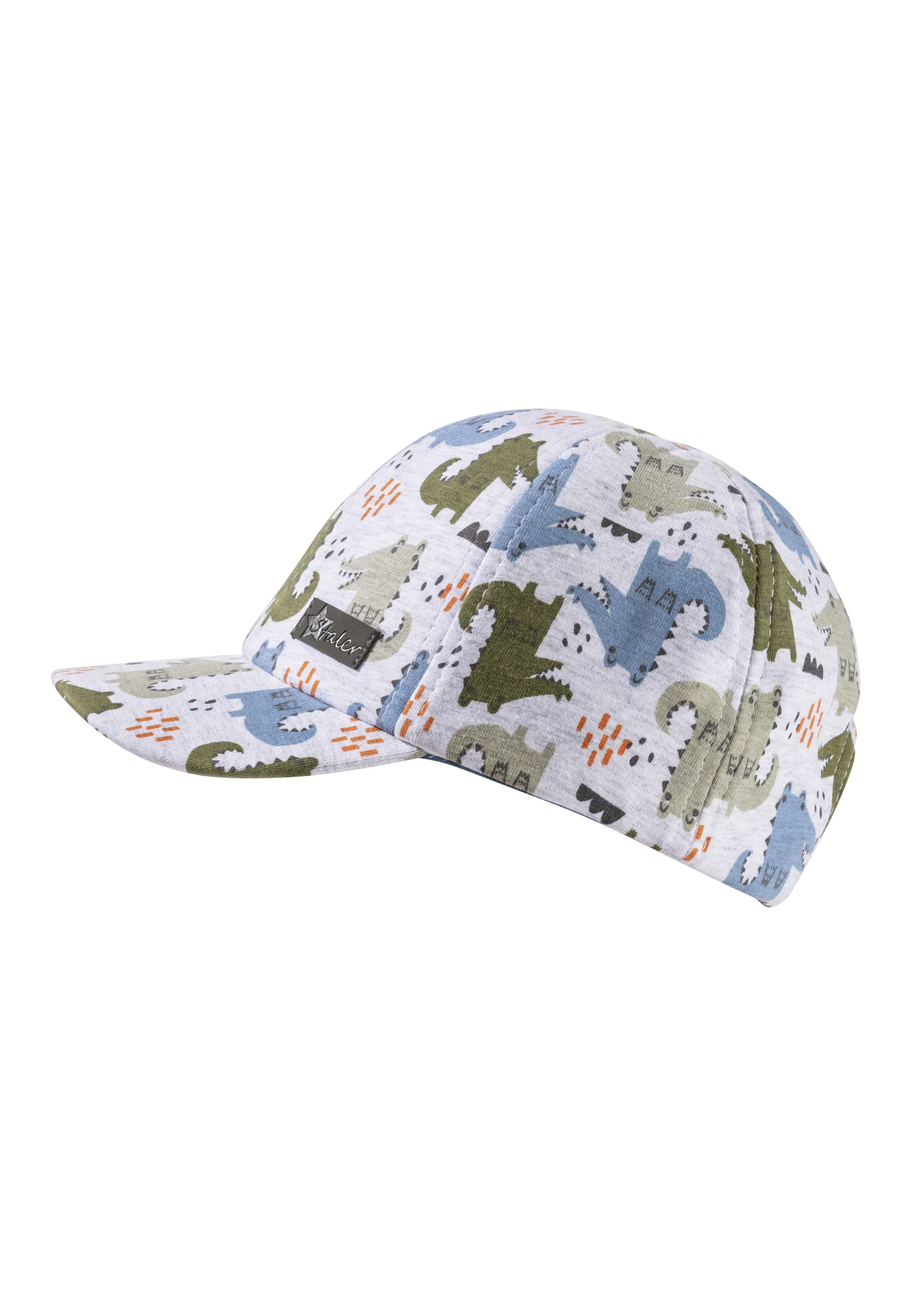 Baseballcap bedruckt mit bunten Krokodilen