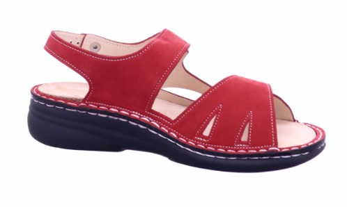 FINN COMFORT Komfort Sandalen rot Finn Comfort Barbuda Damensandale Chili