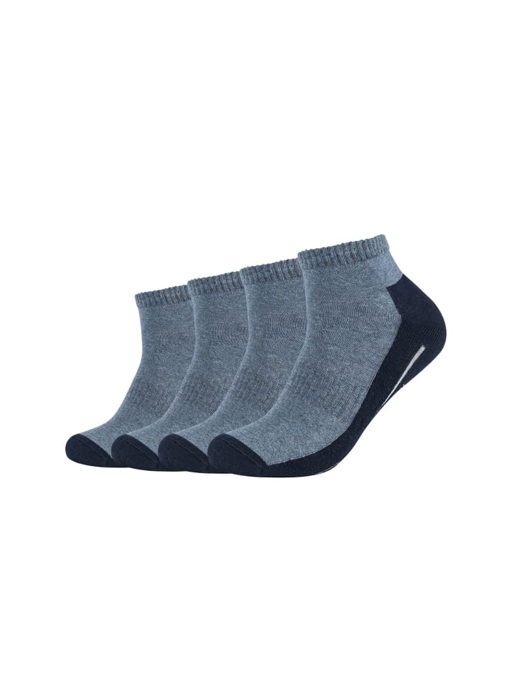 camano Sportsocken kurz Atmungsaktiv Bequem Perfekte Passform Tennissocken Verstärkt Herren und Damen pro tex 4er Pack function in navy günstig kaufen