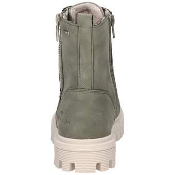 Tom Tailor Schnür Boots in grün