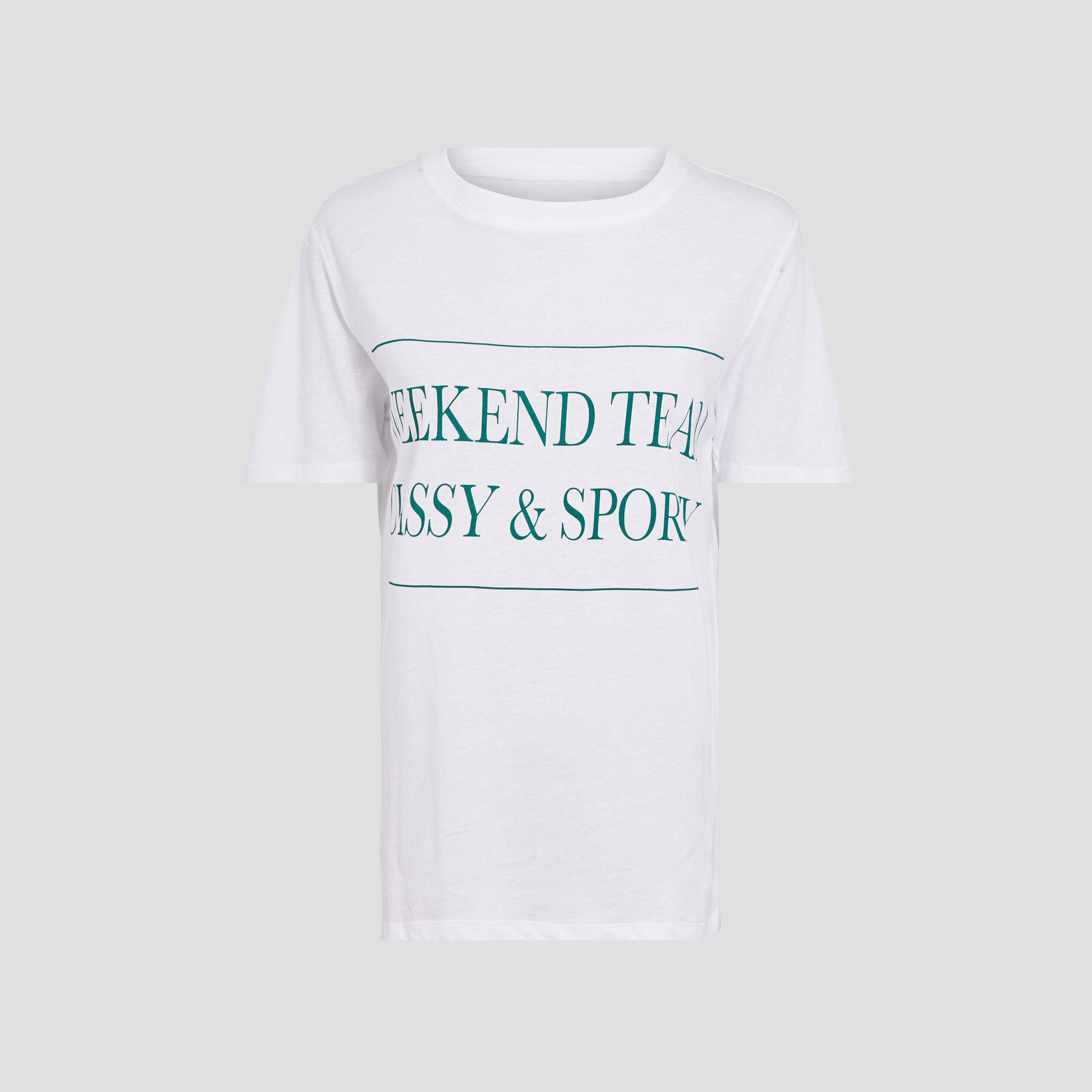T-shirt large à message ivoire femme | Cache Cache