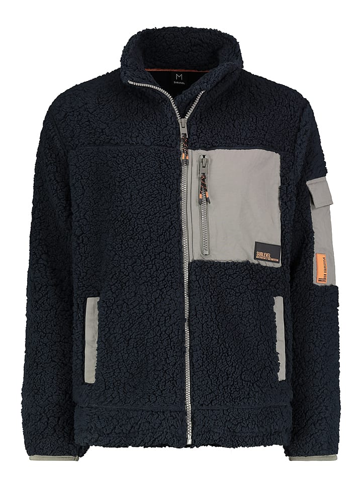 Sublevel Fleecejacke in Dunkelblau günstig kaufen