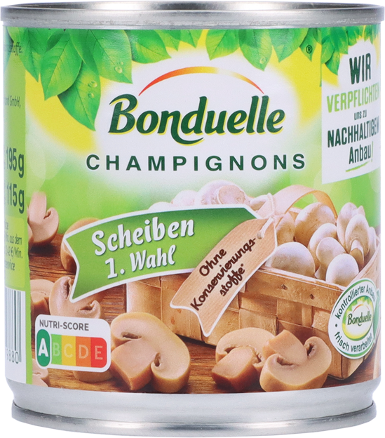 Bonduelle Champignons Scheiben 1. Wahl