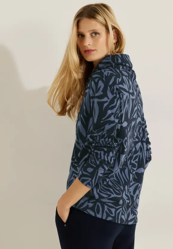 CECIL Shirt mit Jaquard Muster