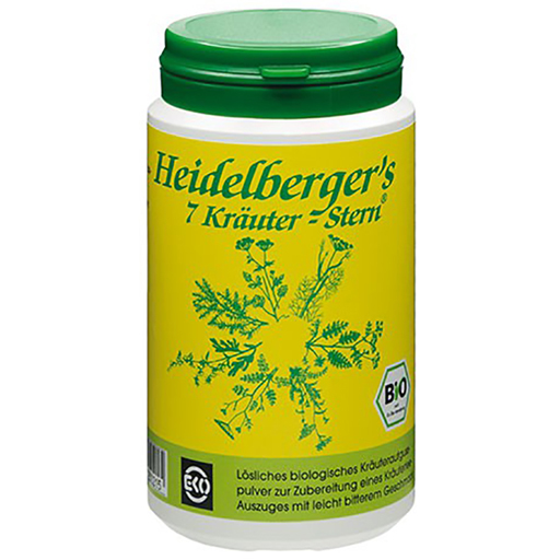 HEIDELBERGERS 7 Kräuter Stern Bio-Qualität Pulver  100 g  Pulver