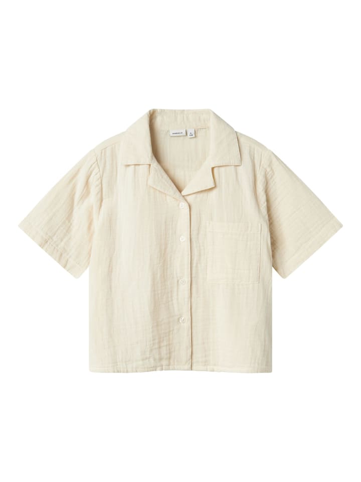 name it Kurzarmbluse NKFJASMIN SHORT SHIRT in summer sand günstig kaufen