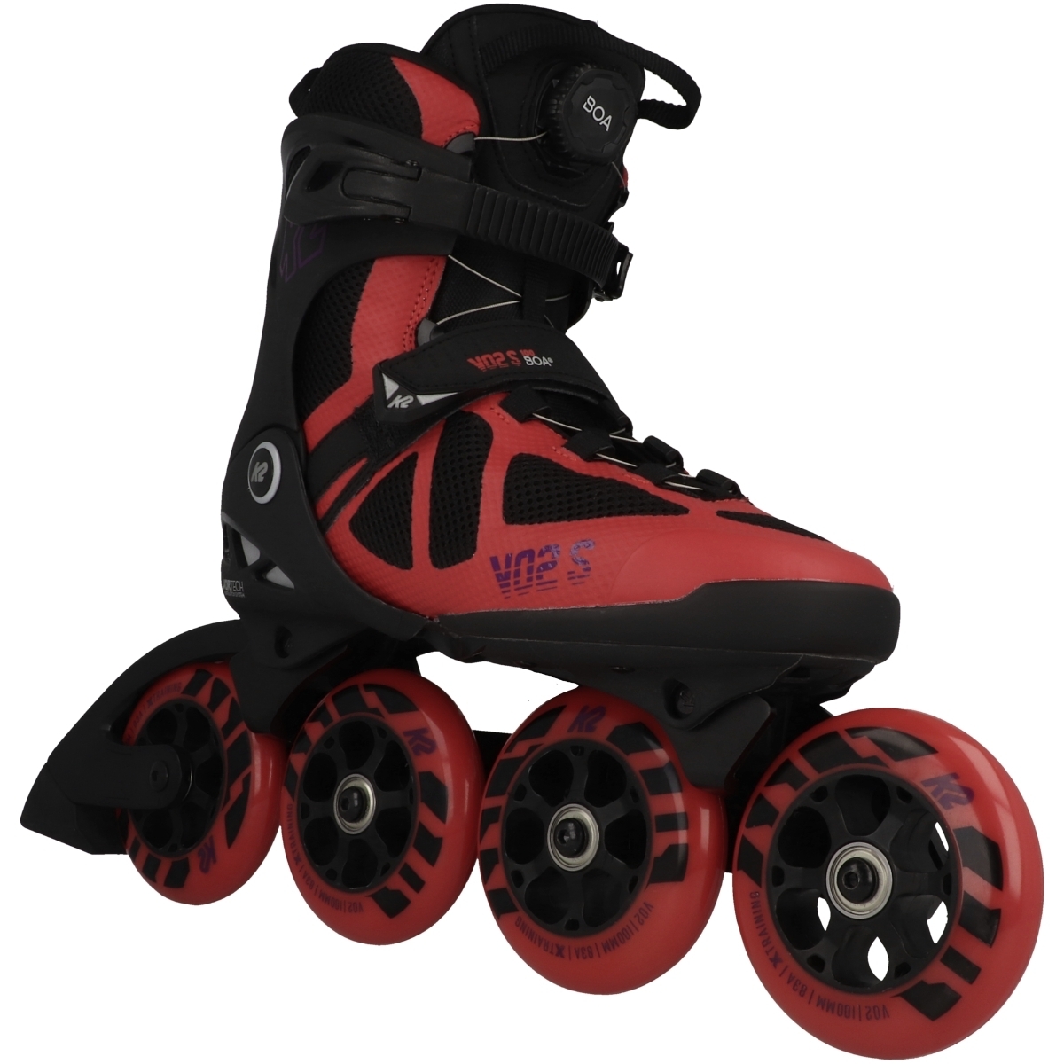 K2 VO2 S 100 Boa Inlineskates rot