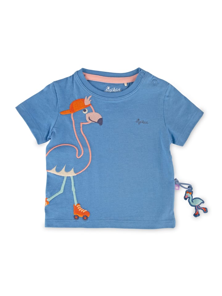 Sigikid T-Shirt Wild Flamingo in blau günstig kaufen