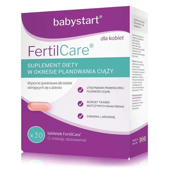 FertilCare, Σετ βιταμινών και μετάλλων για γυναίκες που σχεδιάζουν εγκυμοσύνη, Δισκία