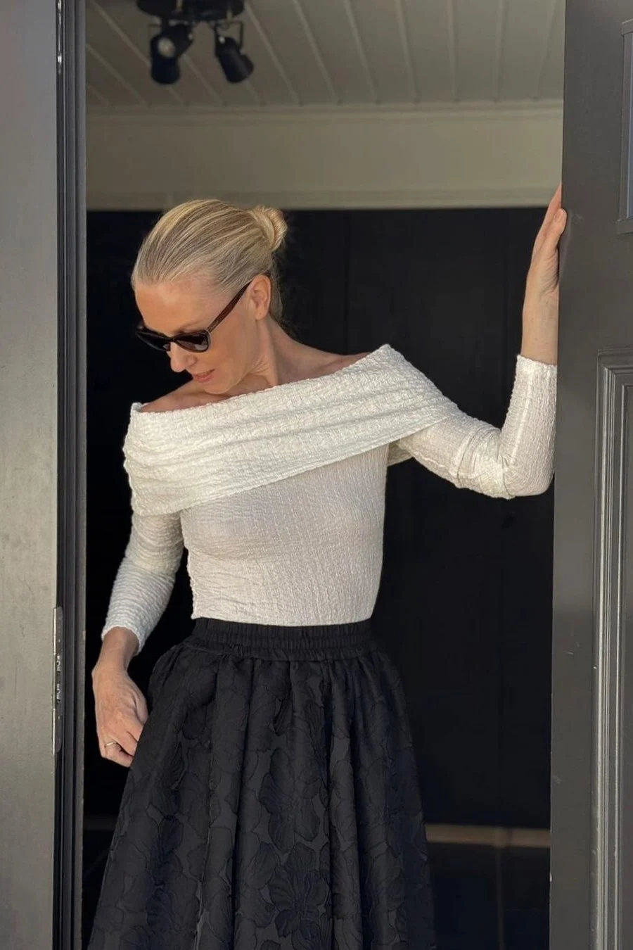 Off Shoulder Structured Top