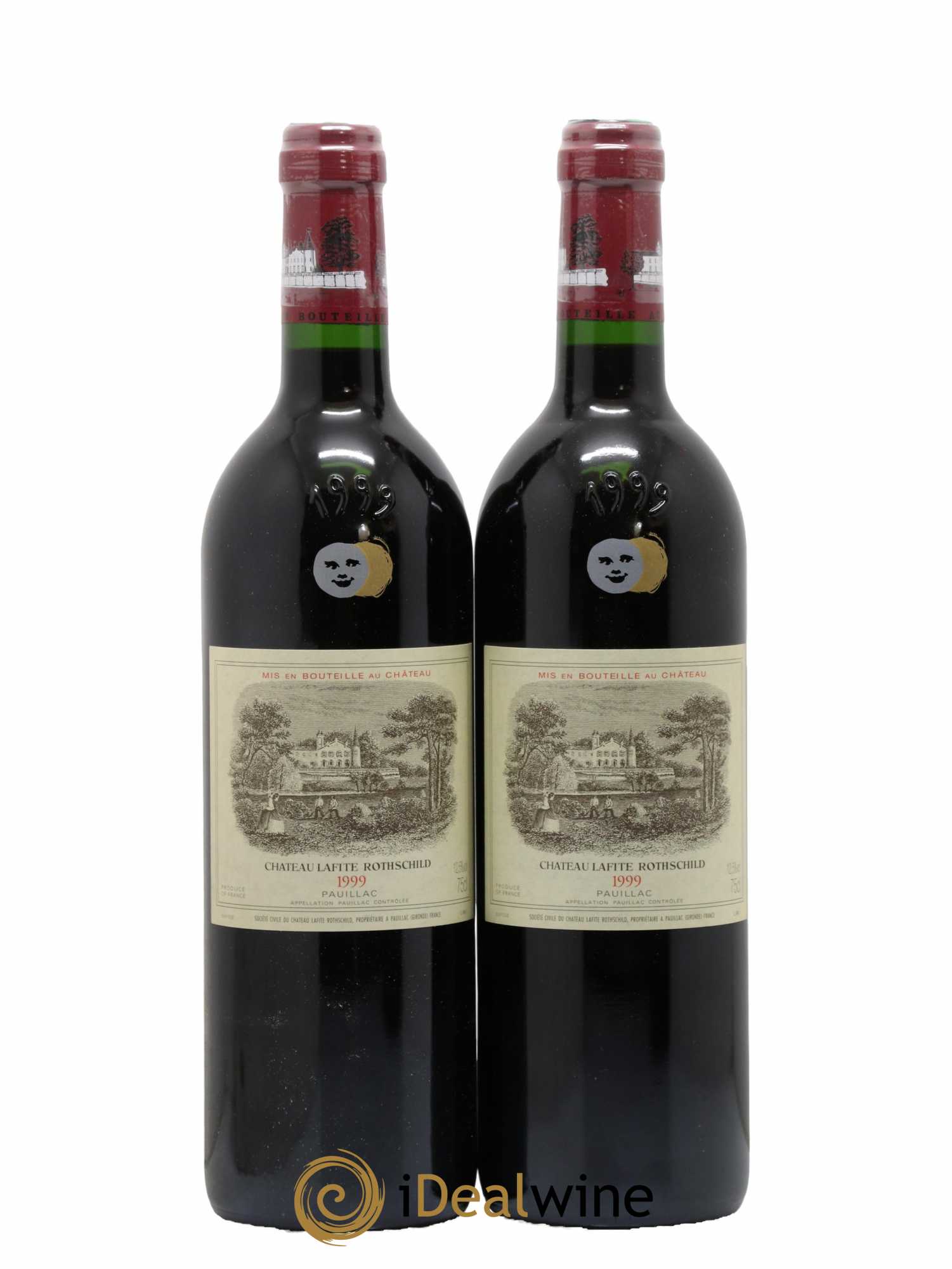 Château Lafite Rothschild 1er Grand Cru Classé  1999 - Lot de 2 Bouteilles