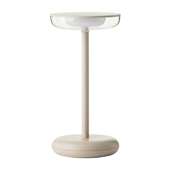 LED-Akku-Tischleuchte Nevio, sand