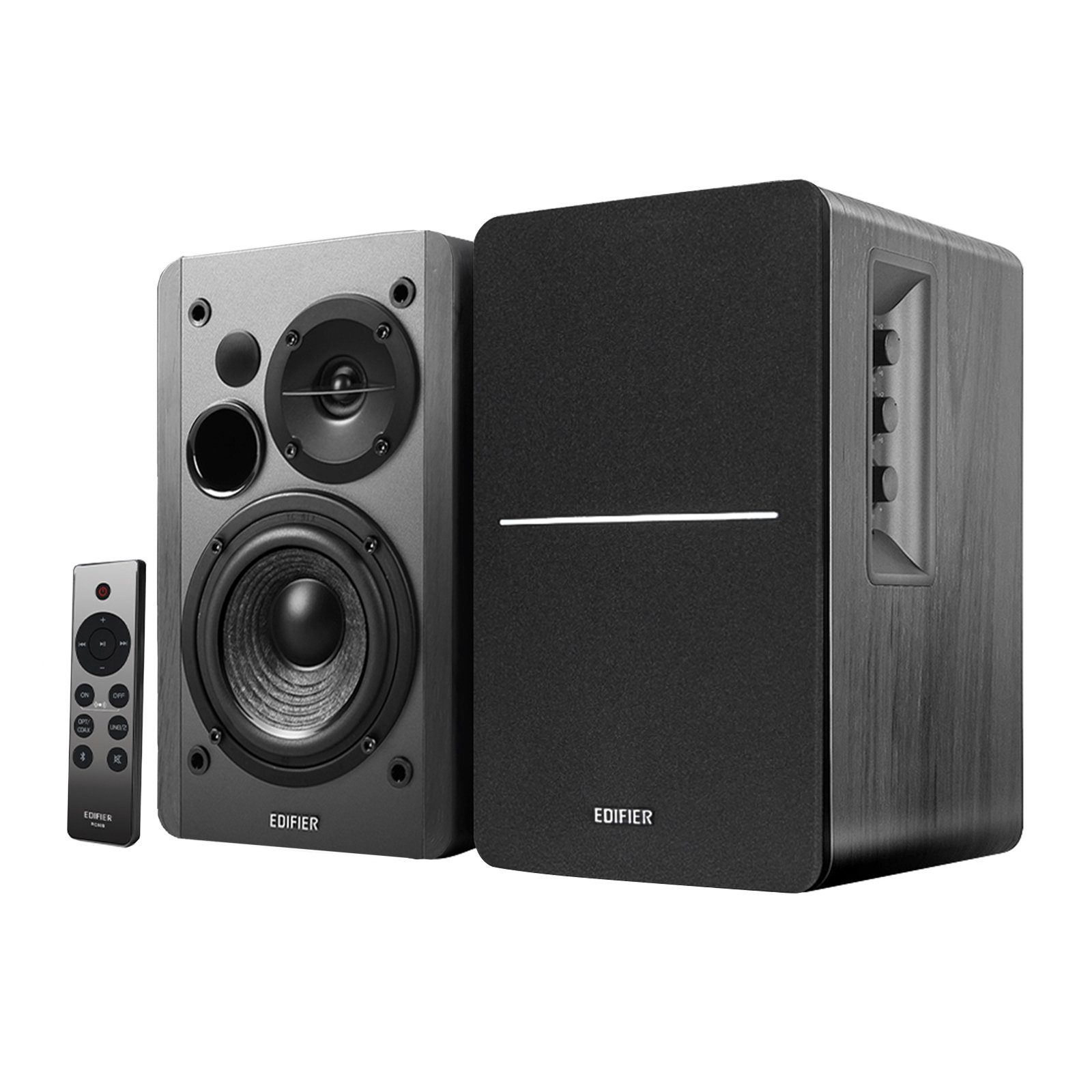 Edifier® R1280DBs Stereo Regal-Lautsprecher (Bluetooth, 42 W, Fernsteuerung, Soundfield Spatializer, paar)