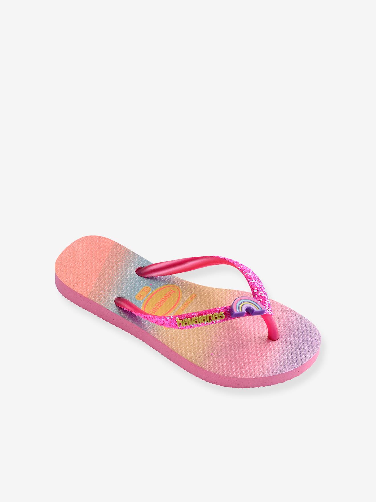 Tongs enfant Slim Glitter Trendy HAVAIANAS® rose