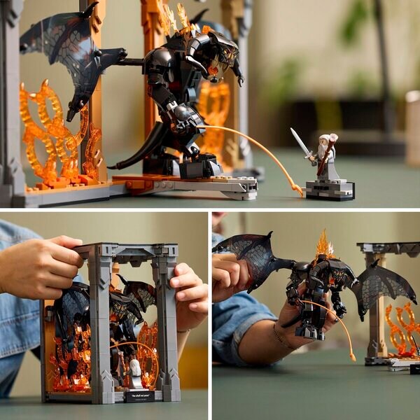 LEGO Icons 10367 The Lord of the Rings Balrog Boekensteun