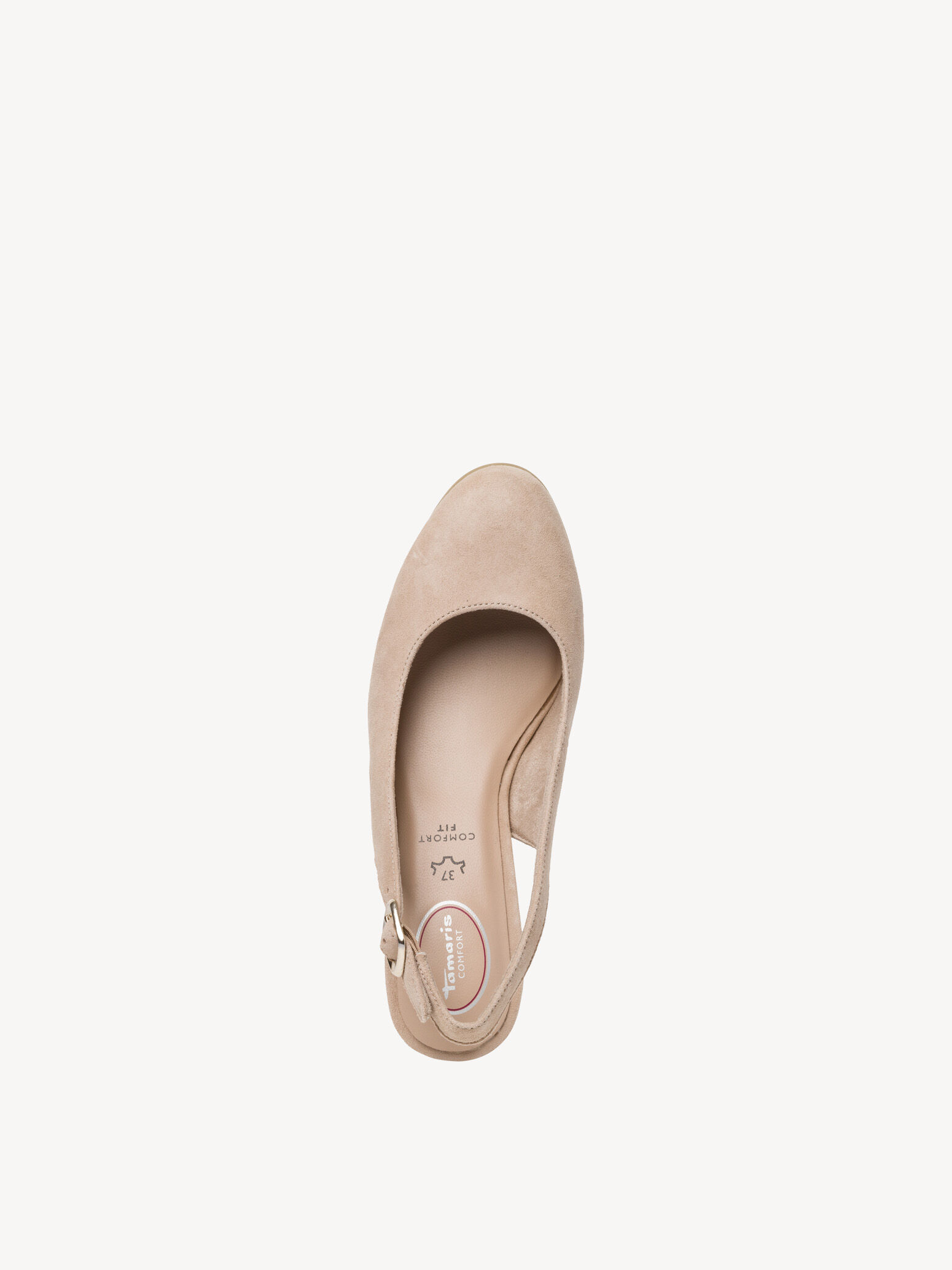 Escarpin en cuir - beige