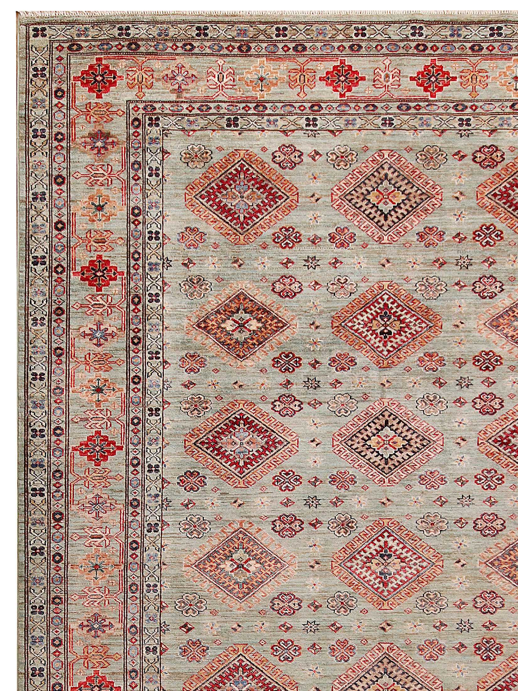 Kazak Ghazni ca. 196 x 296 cm, Unikat / Einzelstück