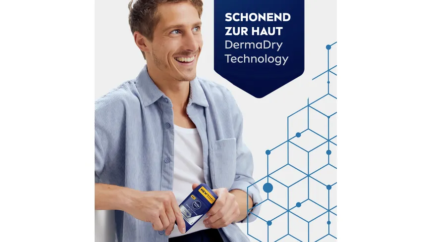 NIVEA MEN Deo Stick Derma Dry Control Anti-Transpirant 50 ml