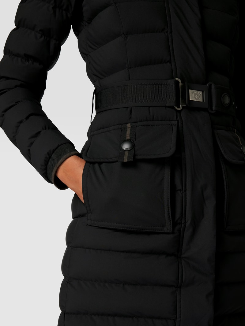 Abendstern 719 Funktionsjacke mit Webpelz in schwarz