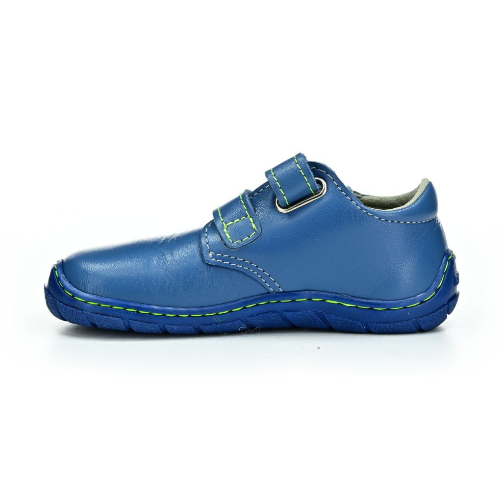 Fare B5413101 blaue Barfußschuhe mit gelber Steppung (bare)