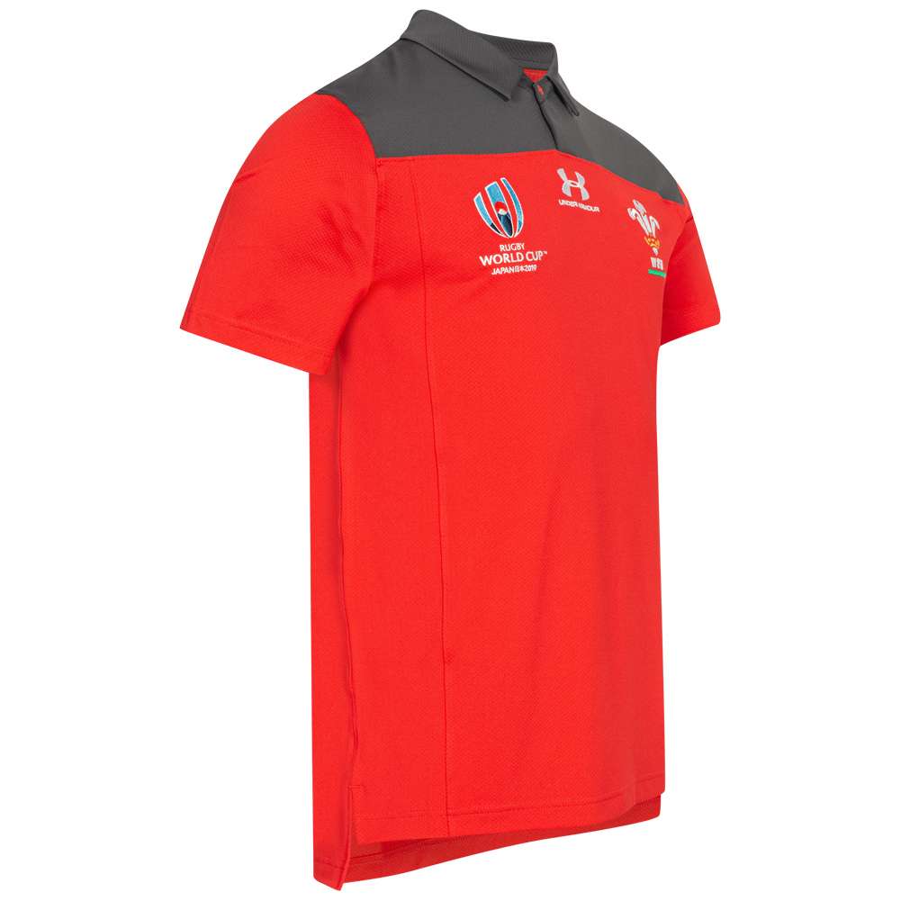 Wales Union World Cup Under Armour Herren Rugby Shirt 1341608-600