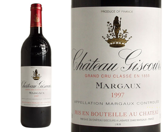 Château Giscours Rouge 1997, Troisième Cru Classé En 1855 Bordeaux Margaux