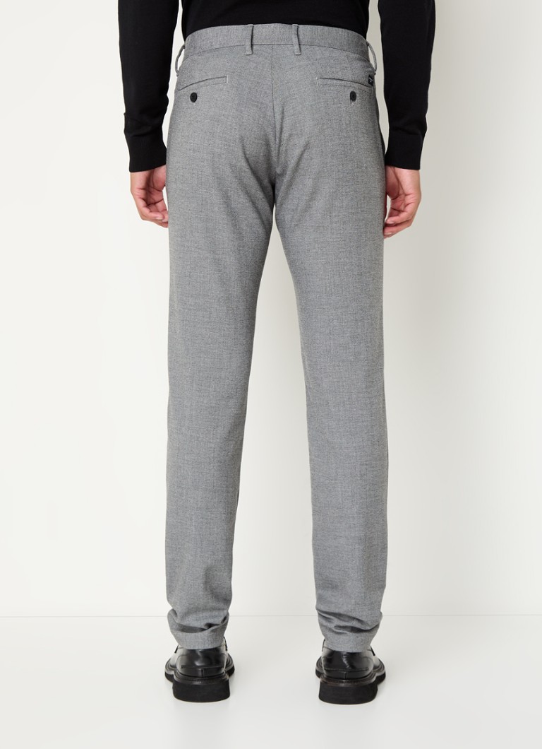 Pantaloni Strelson slim fit cu buzunare laterale