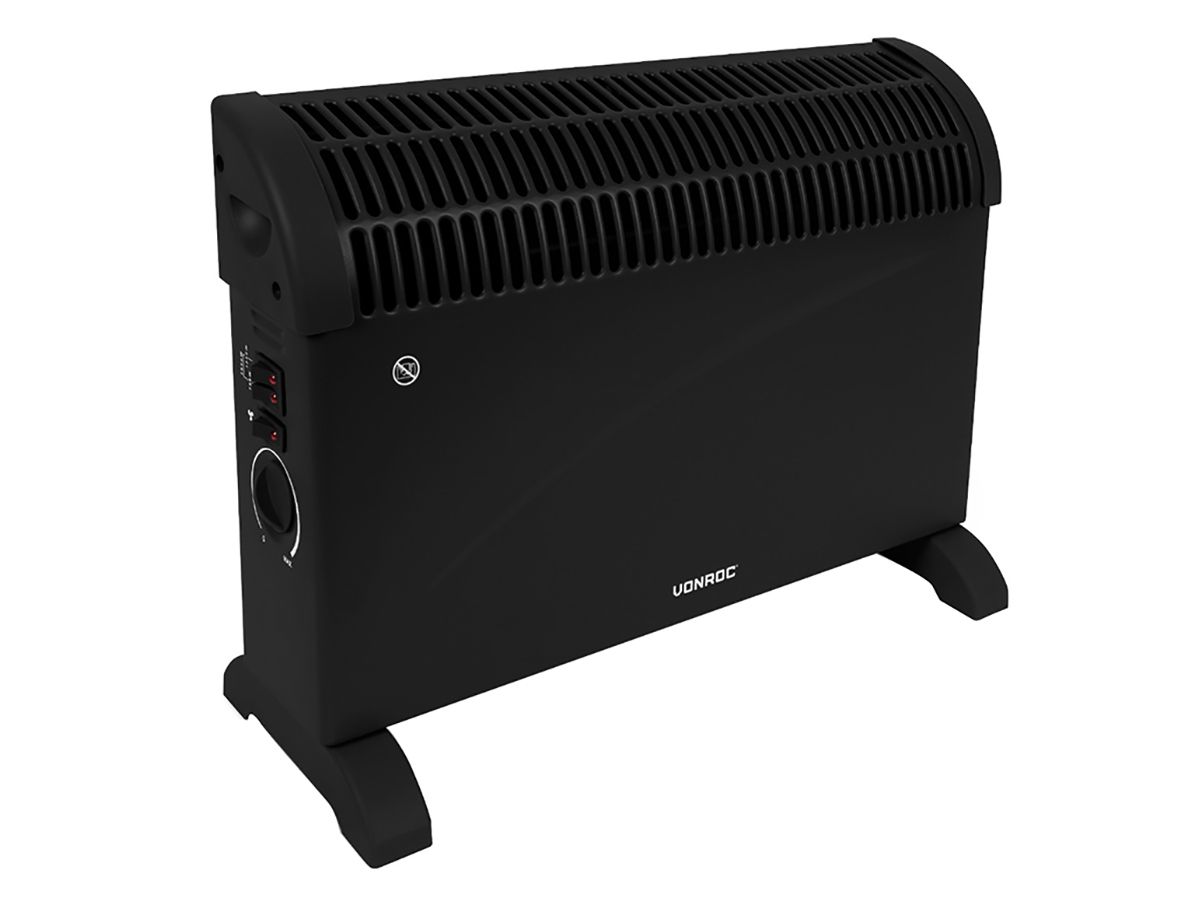 Vonroc 2000 Watt Konvektor Heizung mit Turbolüfter