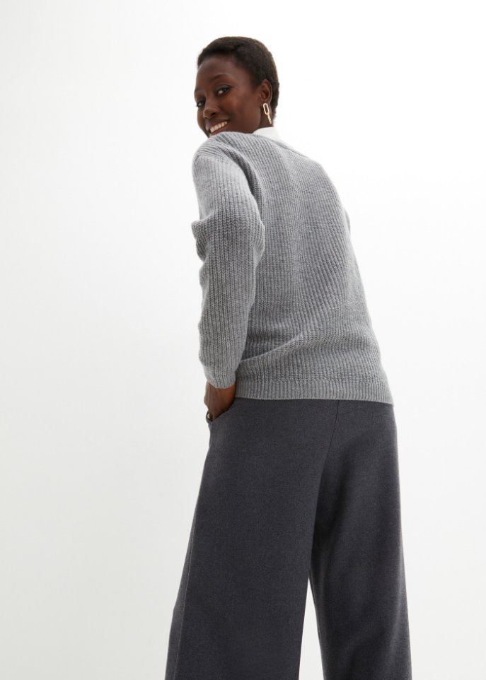 Pullover mit Wollanteil