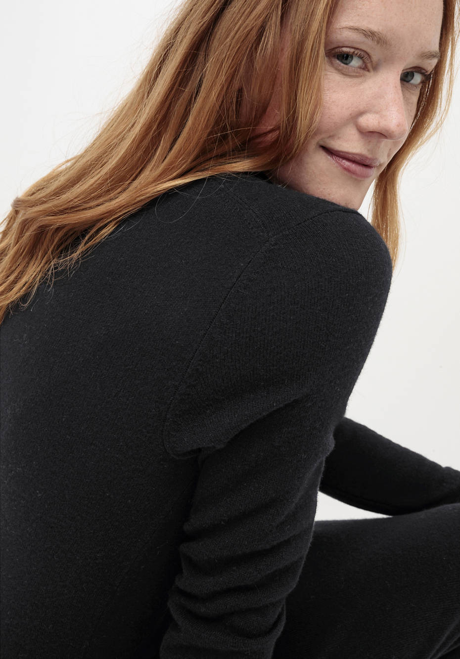 Strickkleid aus Bio-Merinowolle mit Kaschmir
