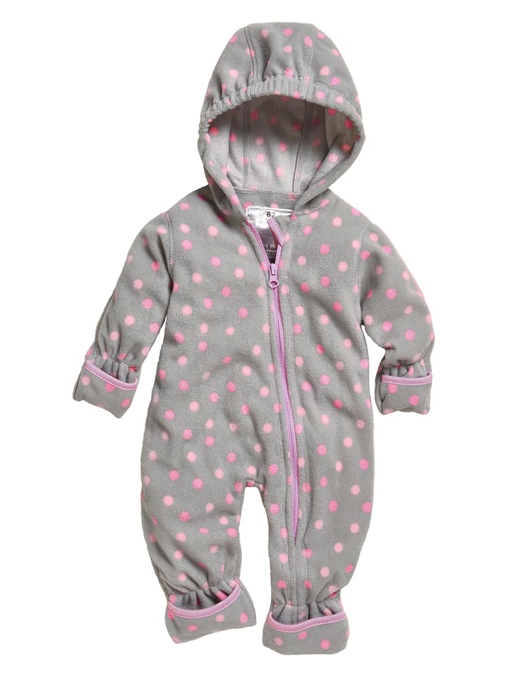 Playshoes Fleece-Overall in Grau günstig kaufen