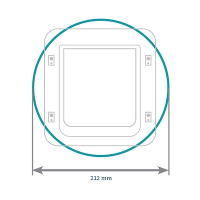 SureFlap DualScan™ Mikrochip Katzenklappe