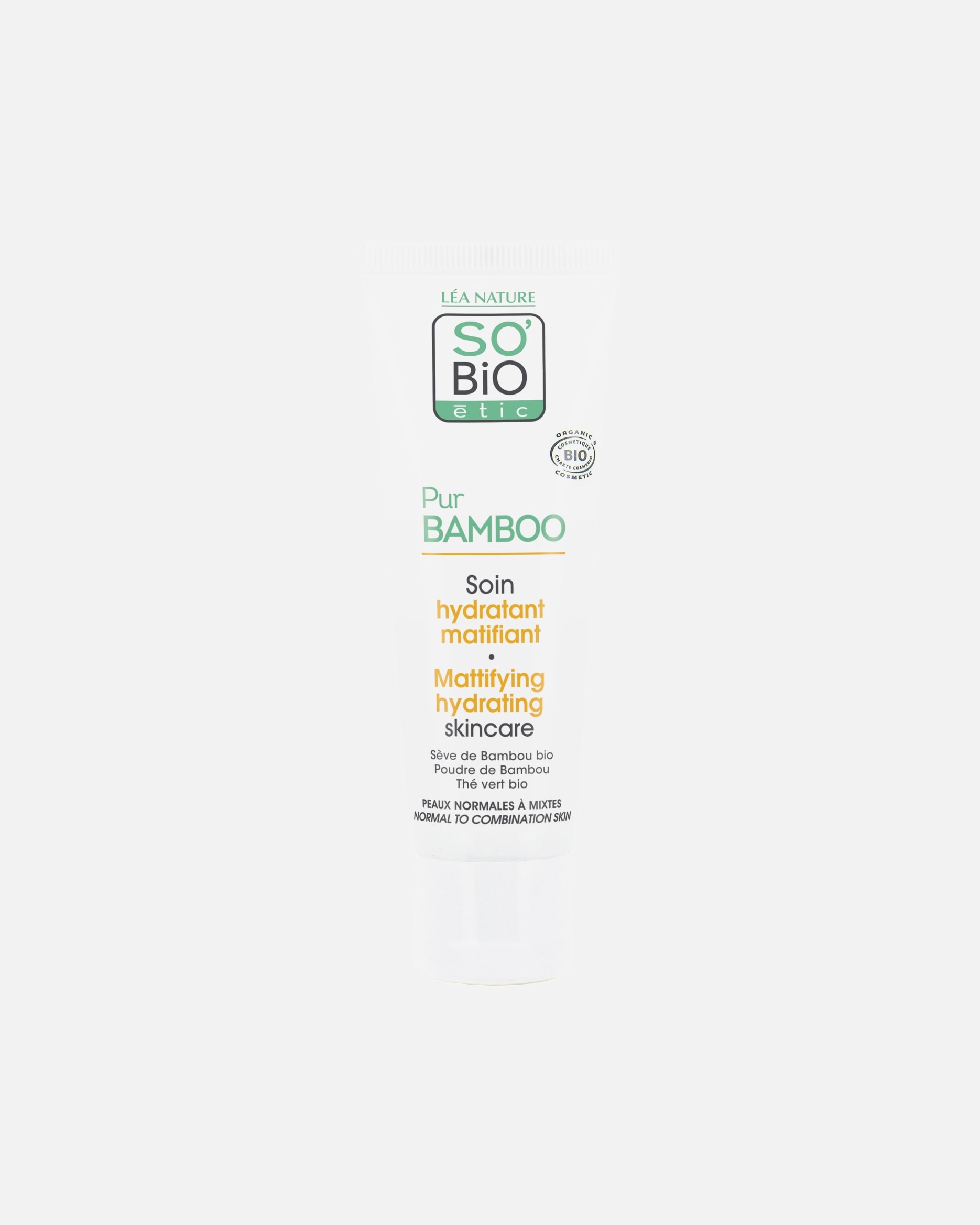 SO BiO étic Mattifying Moisturizer¹, Normal til Kombinert Hud, Ren Bambus