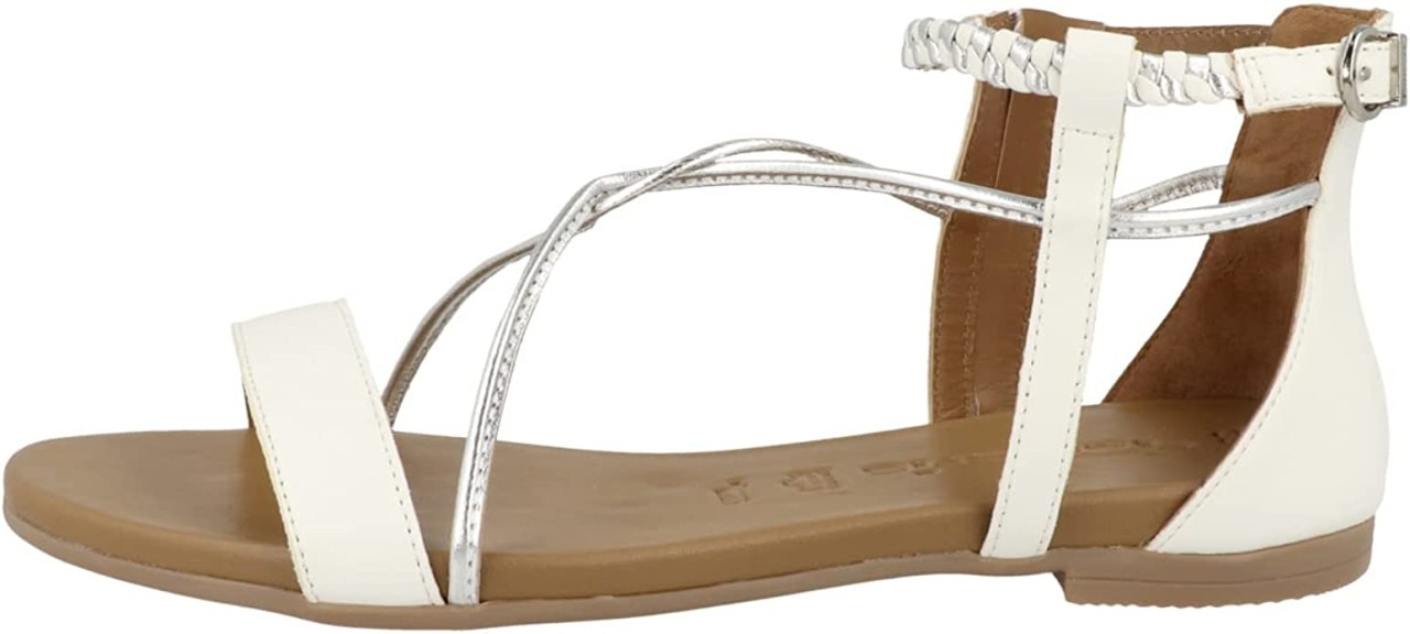 TAMARIS Klassische Sandalen weiss