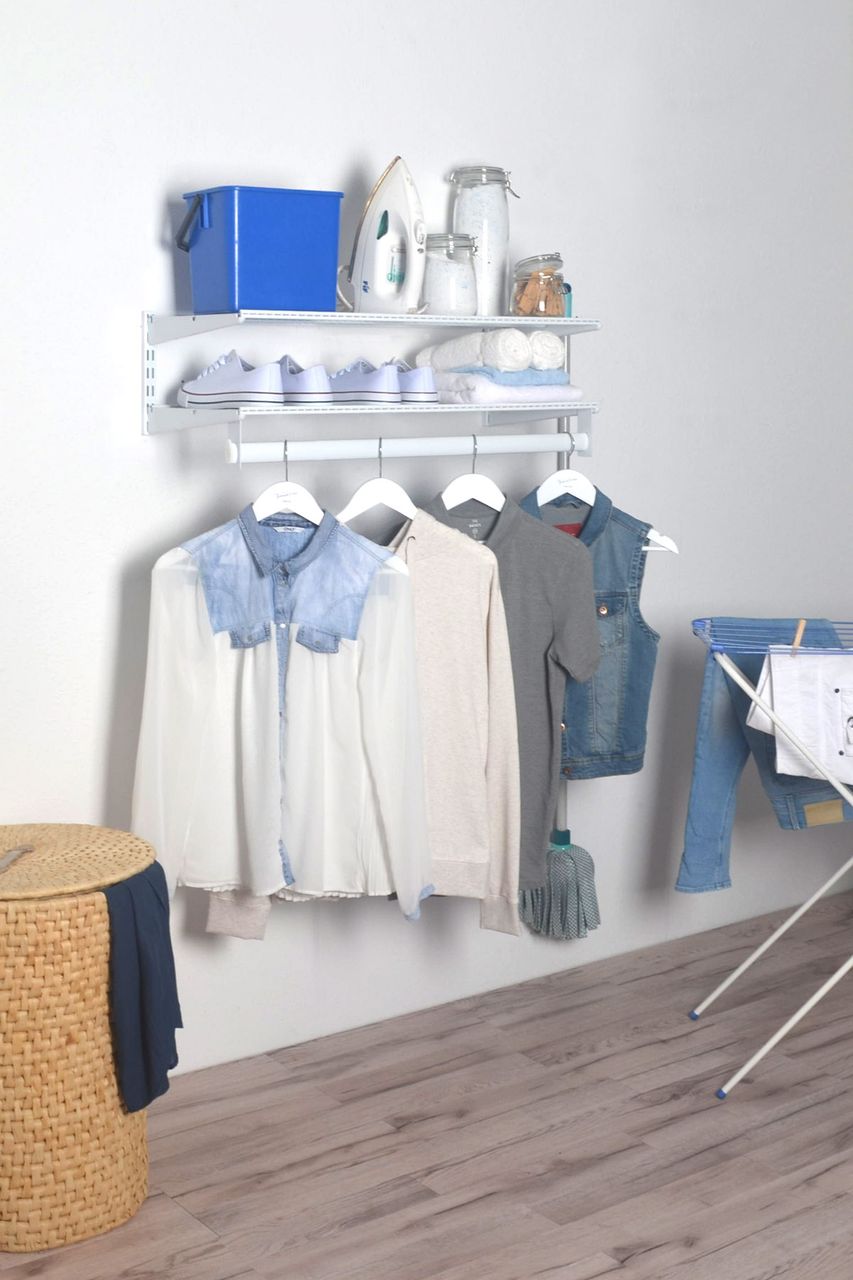 Element System Regal-Set Wardrobe, weiß