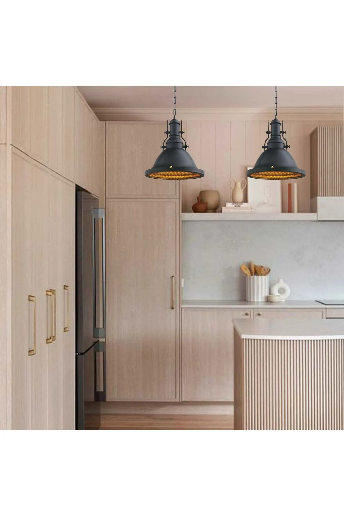 Bamyum  Pendelleuchte E27 Fassung Metall Hängelampe & Deckenlampe Hängependelleuchte