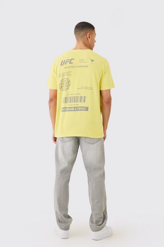 Oversize T-Shirt mit lizenziertem Ufc Print
