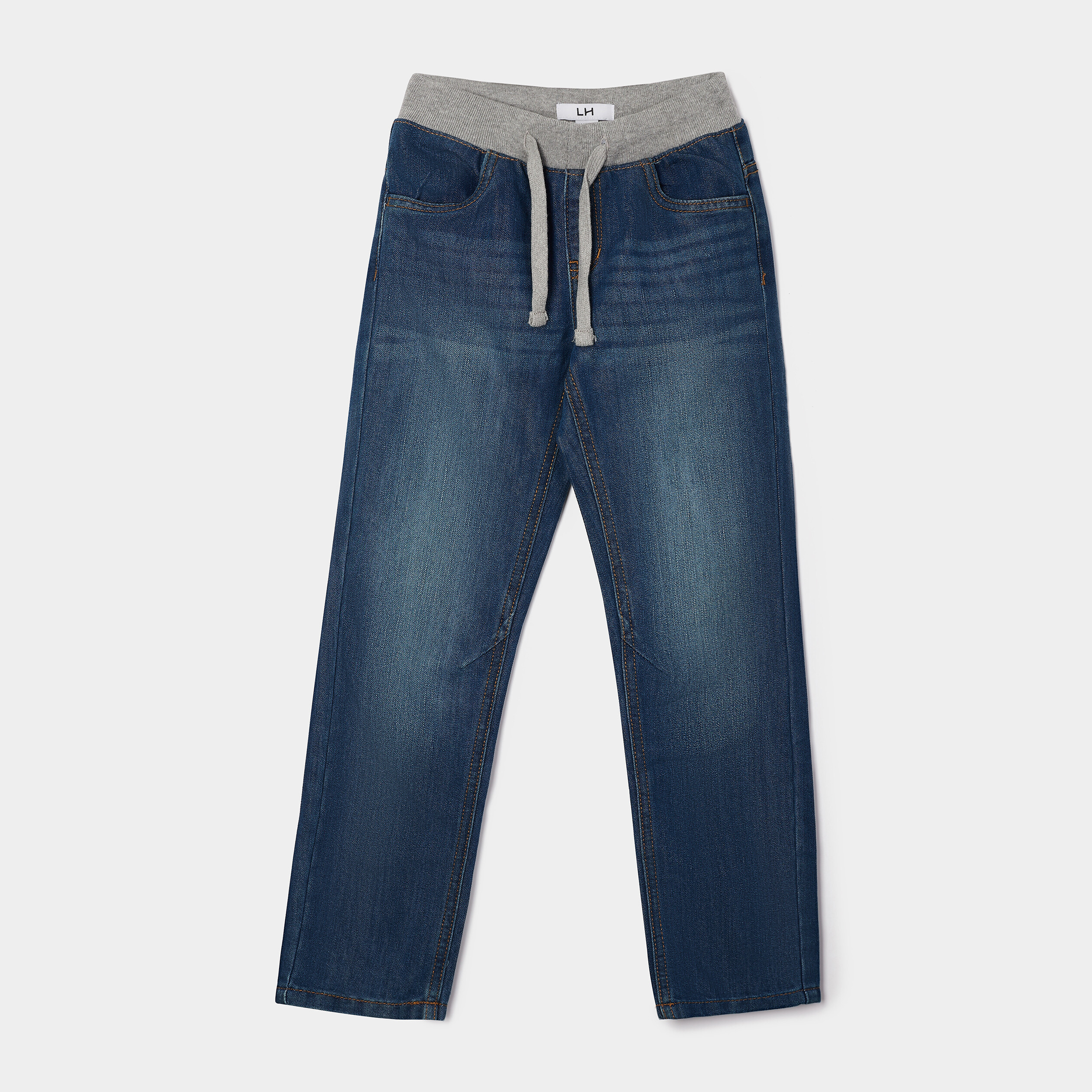 Jeans regular taille ajustable denim stone garçon | La Halle
