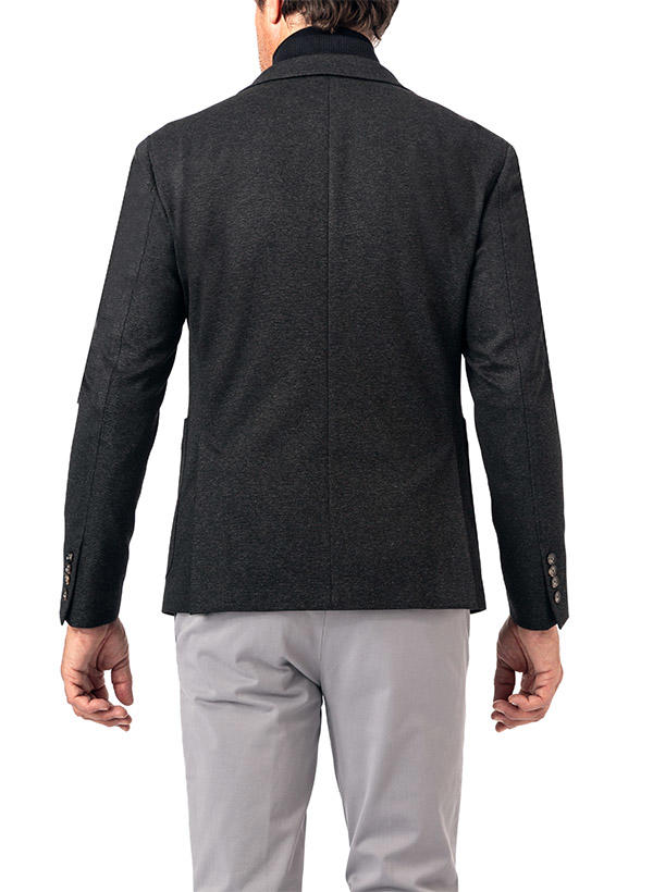 JOOP!, Sakko, Slim Fit, Jersey, dunkelgrau meliert