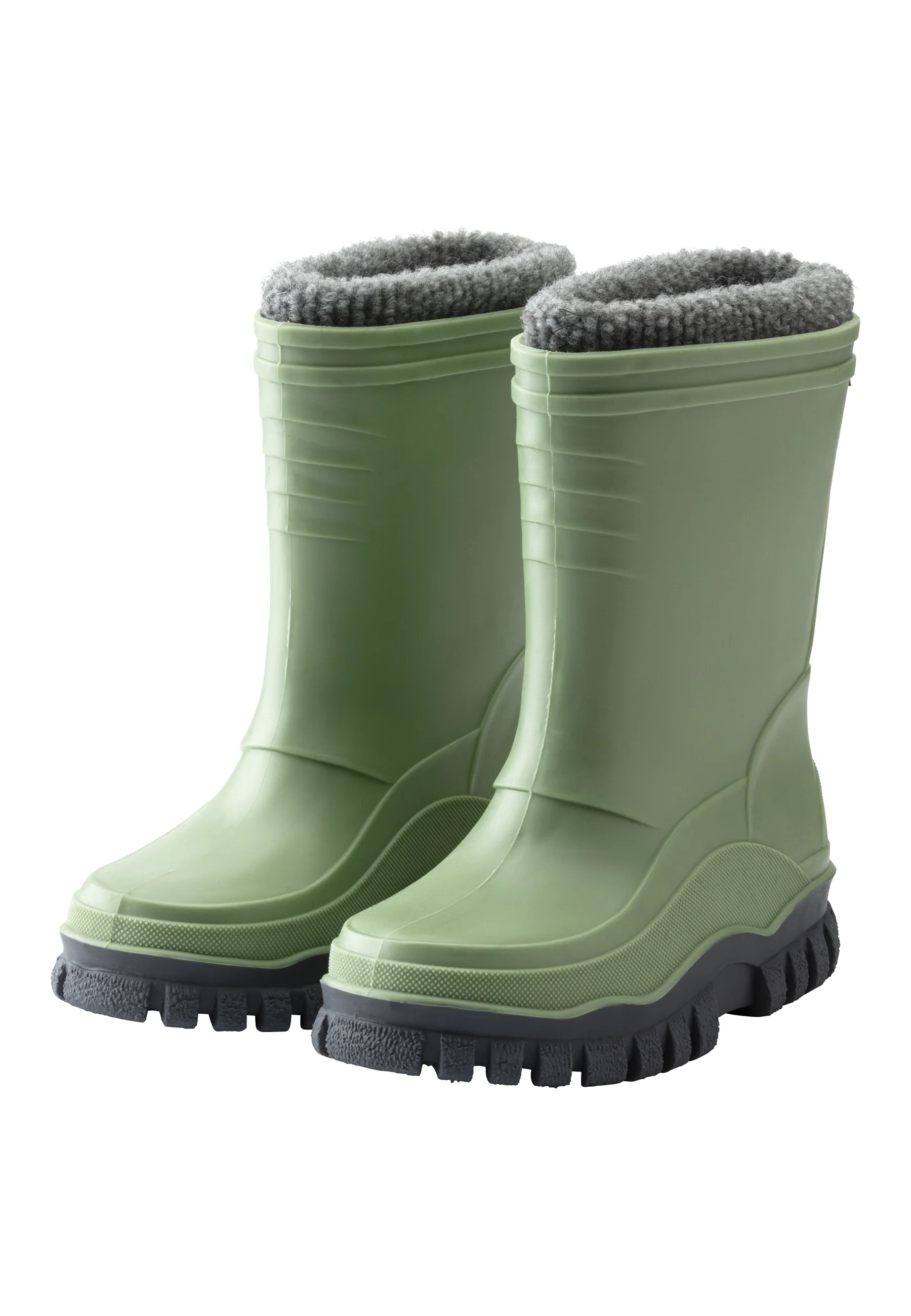 Gummistiefel in versch. Unifarben mit Innenschuh