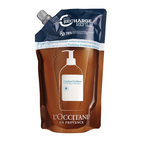 L'Occitane Tisztító Frissítő Sampon Utántöltő 500 ml