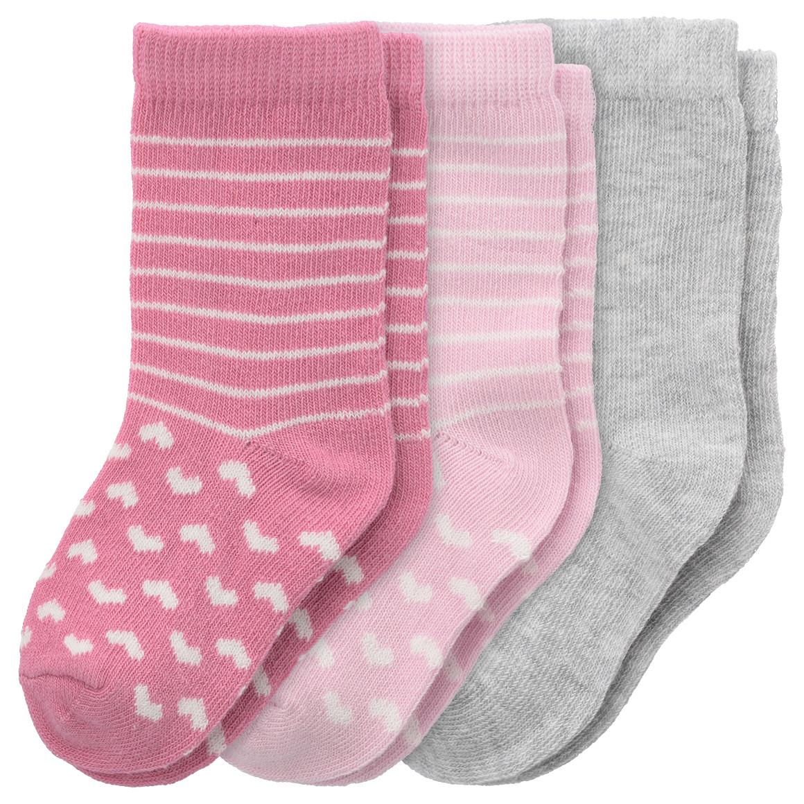 3 Paar Baby Socken mit Bio-Baumwolle