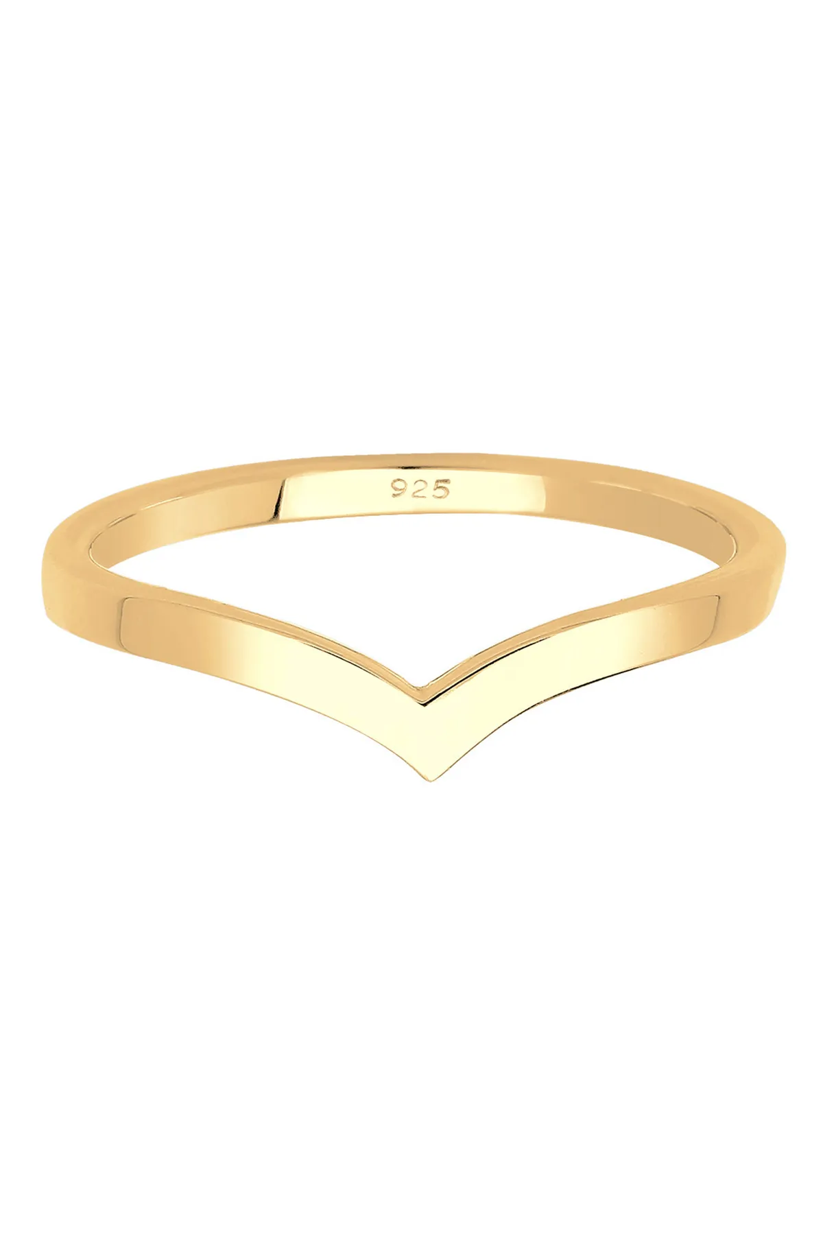 ELLI  Ring V-Stacking Geo Trend Blogger 925 Sterling Silber