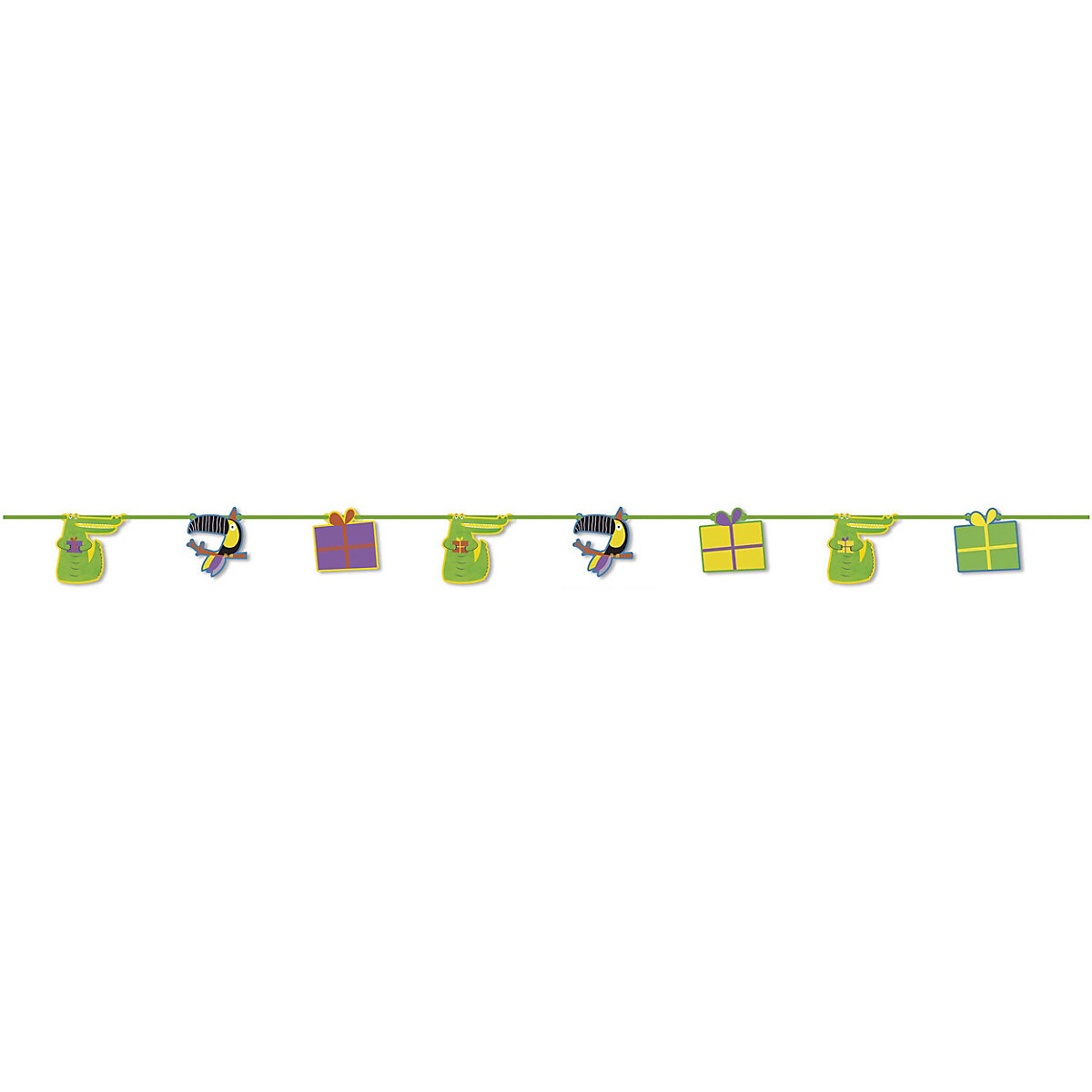Girlande Banner Croco, 2,3 m