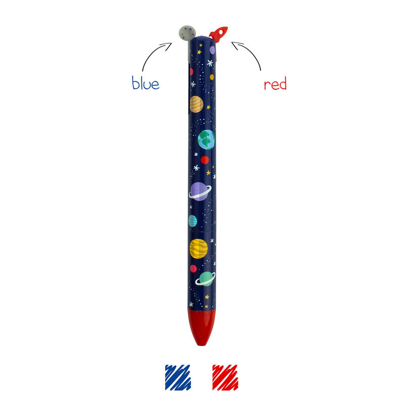 Dvojfarebné guľôčkové pero - Click&Clack