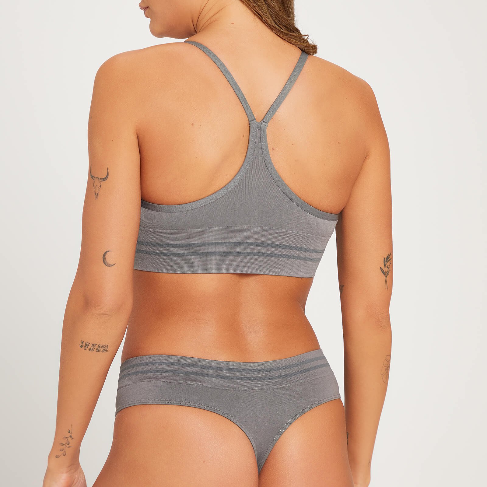 Brassière sans coutures MP pour femmes – Carbone