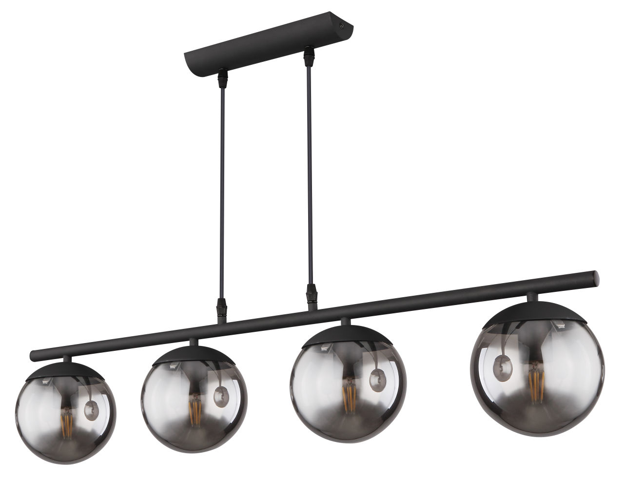 Globo Lighting - BLAMA - Hängeleuchte Metall schwarz matt, 4x E27