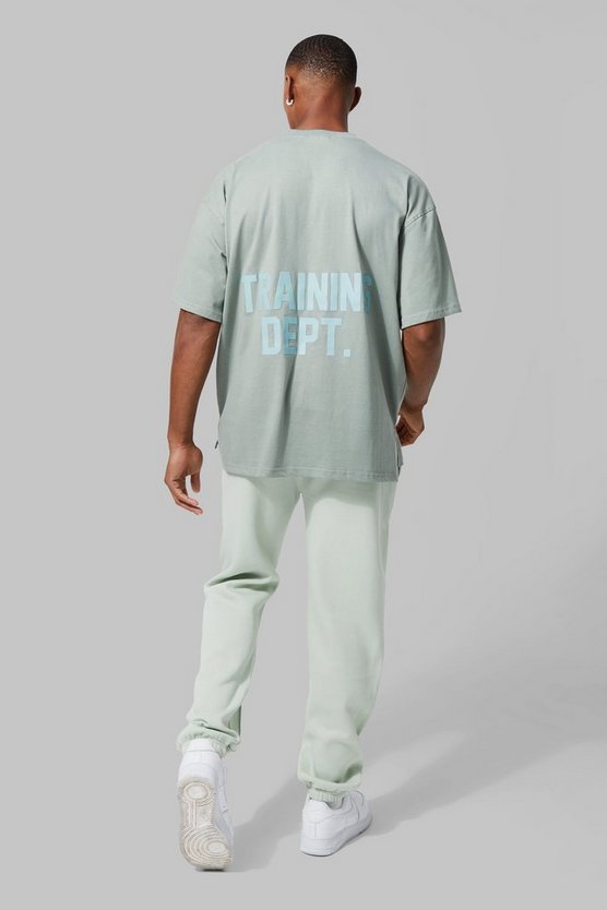 Oversize T-Shirt mit Active Training Dept Print