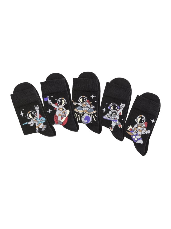 H.I.S Socken in 5x schwarz günstig kaufen