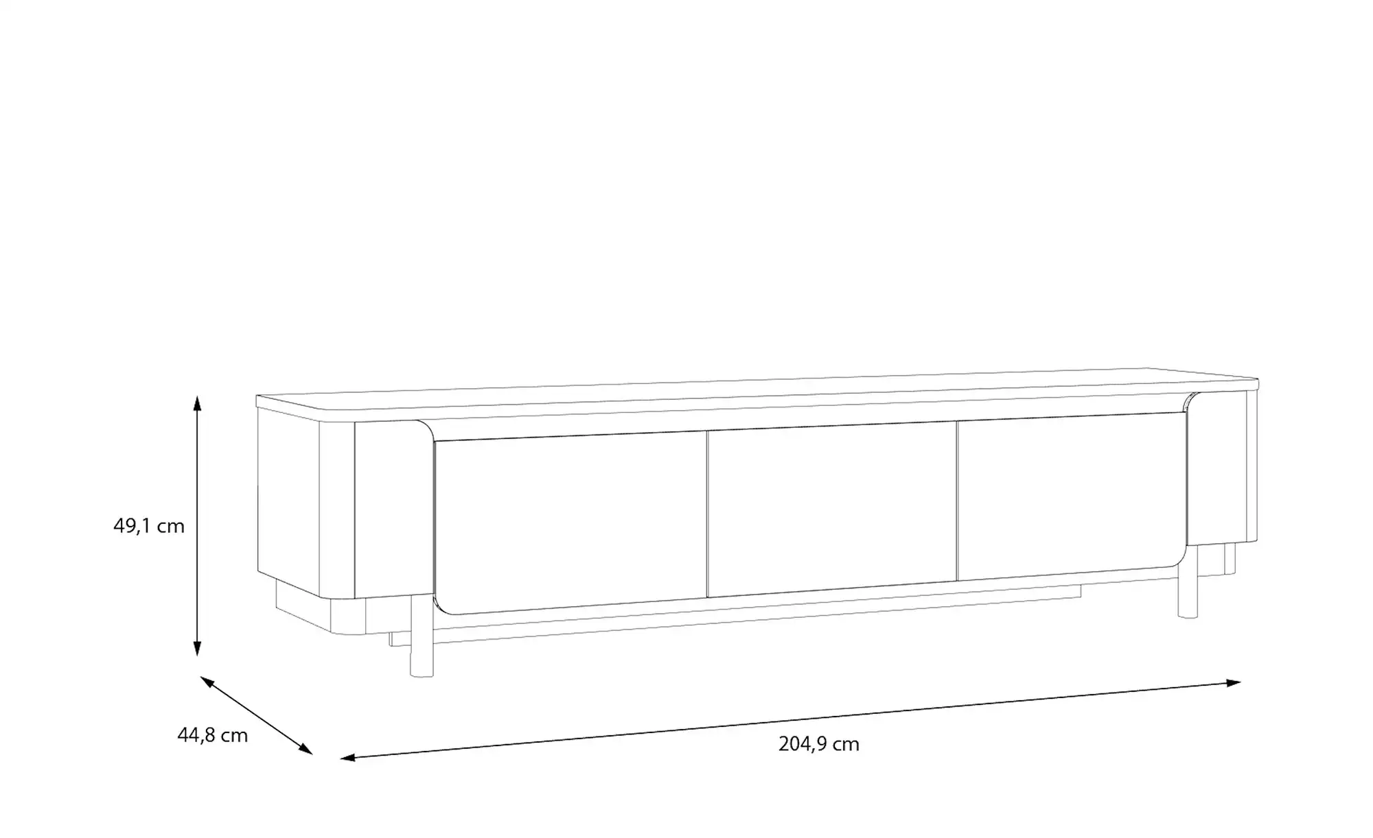 TV-Lowboard Softclose